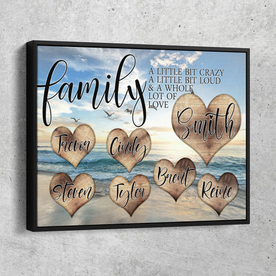 Personalized Family Love Premium Canvas V2