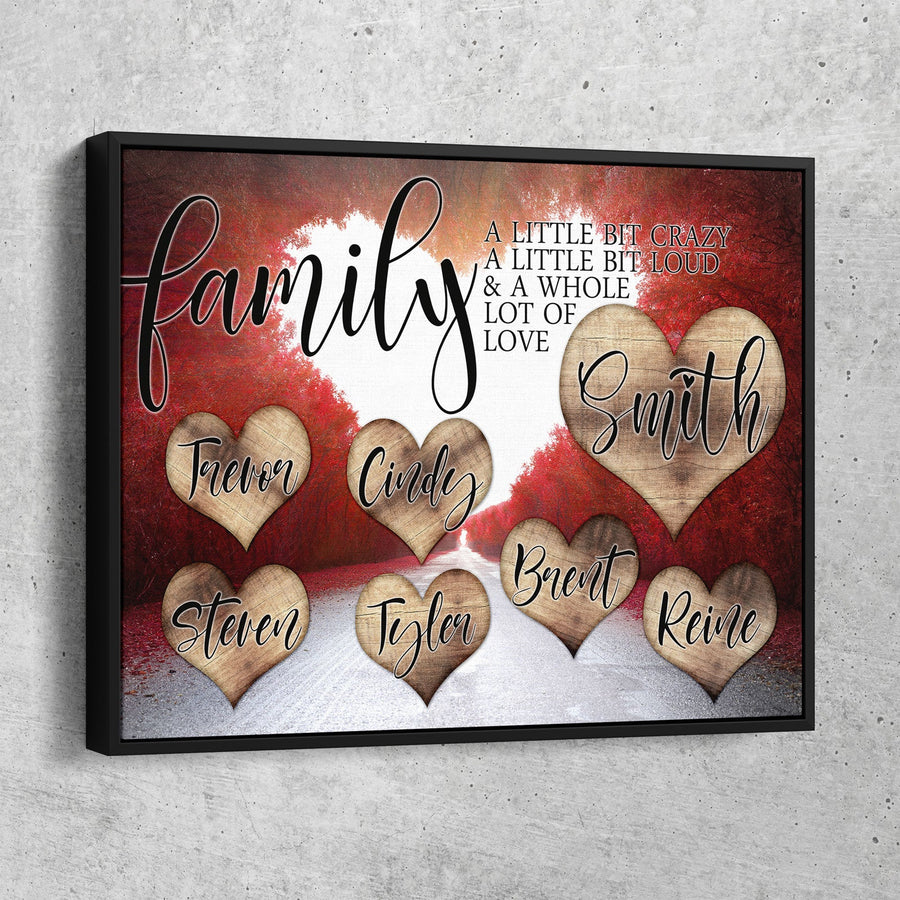 Personalized Family Love Premium Canvas V4