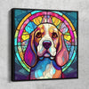 Stained Glass Beagle