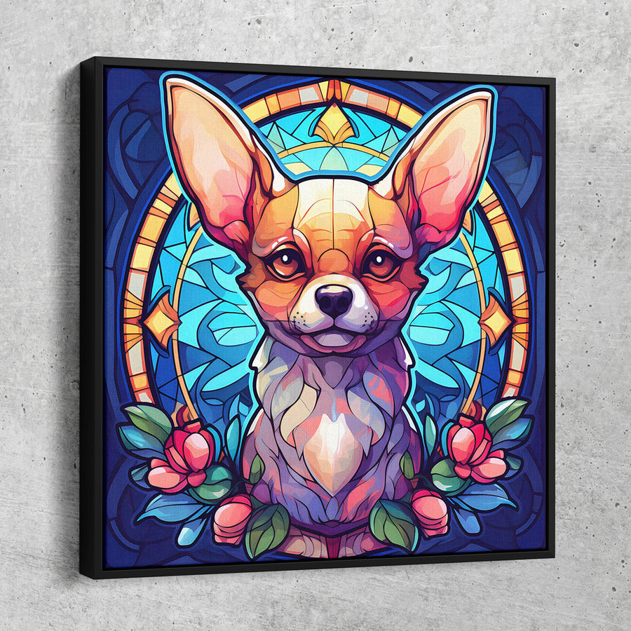 Stained Glass Chihuahua