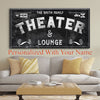 Custom Theater and Lounge Premium Canvas