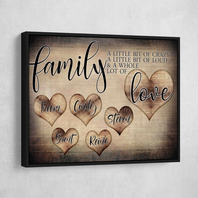 Personalized Premium Family Canvas