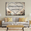 Personalized Couples Song Premium Canvas