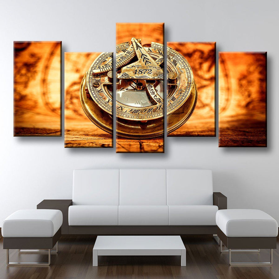 1872 Compass - Amazing Canvas Prints