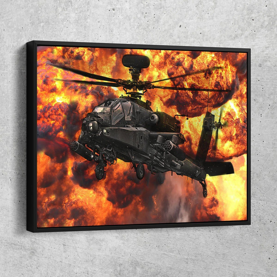 Apache Helicopter - Amazing Canvas Prints