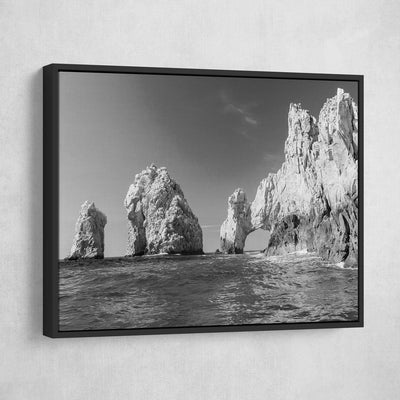 Cabo San Lucas Mexico Arch B&W - Amazing Canvas Prints