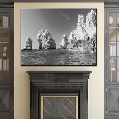 Cabo San Lucas Mexico Arch B&W - Amazing Canvas Prints