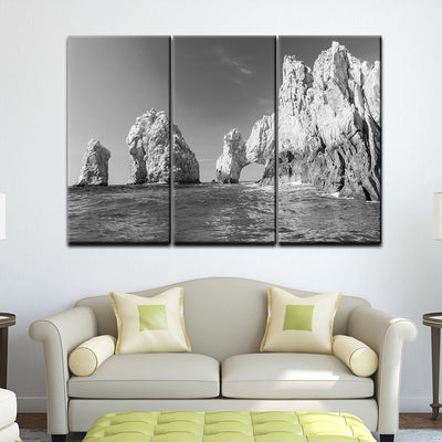 Cabo San Lucas Mexico Arch B&W - Amazing Canvas Prints