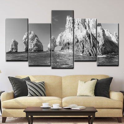 Cabo San Lucas Mexico Arch B&W - Amazing Canvas Prints