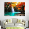 Autumn Forest Waterfall - Amazing Canvas Prints