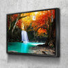 Autumn Forest Waterfall - Amazing Canvas Prints