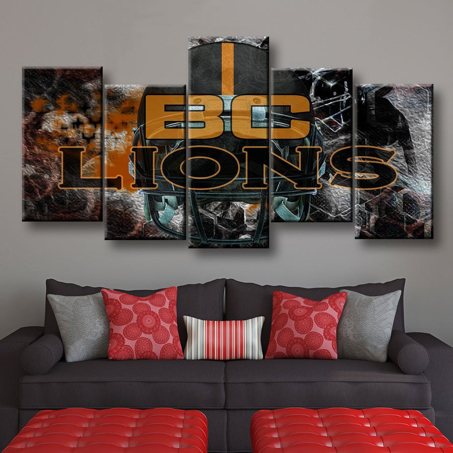 BC Lions - Amazing Canvas Prints