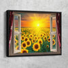 Beautiful Sunflower Field V2 - Amazing Canvas Prints