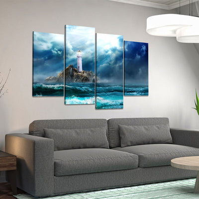 Break In The Storm - Amazing Canvas Prints