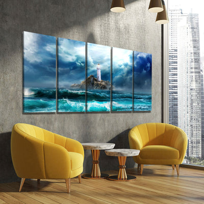 Break In The Storm - Amazing Canvas Prints