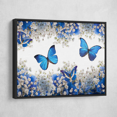 Butterflies and Flowers - Amazing Canvas Prints