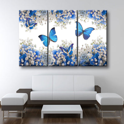 Butterflies and Flowers - Amazing Canvas Prints