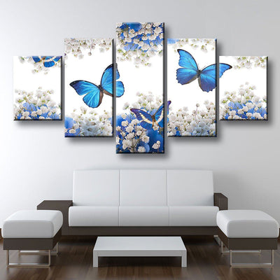 Butterflies and Flowers - Amazing Canvas Prints