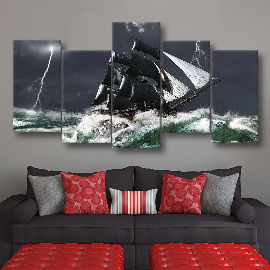 Caught In The Storm - Amazing Canvas Prints