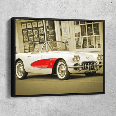 Classic Corvette - Amazing Canvas Prints