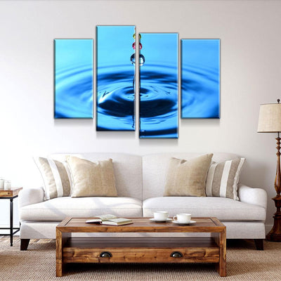 Colored Water Droplets - Amazing Canvas Prints