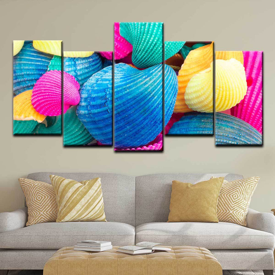 Colorful Seashells - Amazing Canvas Prints