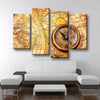 Compass On Old World Map - Amazing Canvas Prints