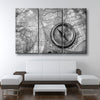 Compass On Old World Map - Amazing Canvas Prints