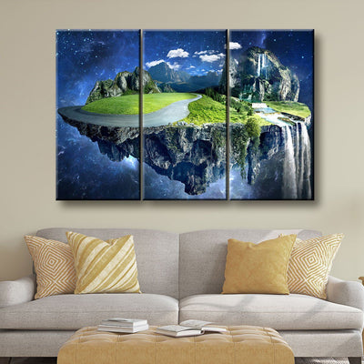 Floating Island - Amazing Canvas Prints