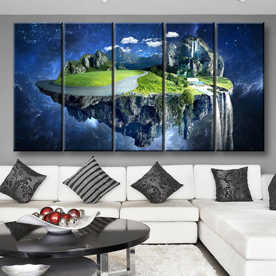 Floating Island - Amazing Canvas Prints