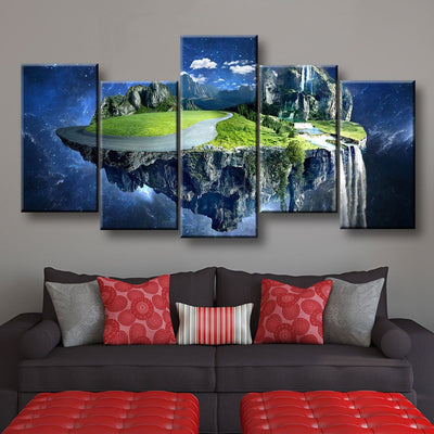 Floating Island - Amazing Canvas Prints