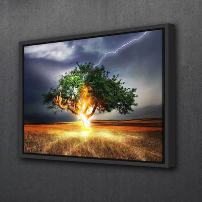 Electrified Tree - Amazing Canvas Prints