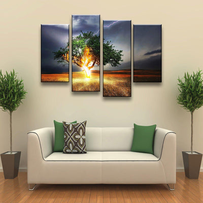 Electrified Tree - Amazing Canvas Prints