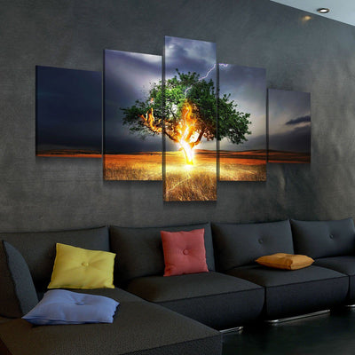 Electrified Tree - Amazing Canvas Prints