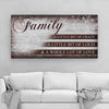 Family A Little Bit Of Crazy - Amazing Canvas Prints