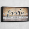 Family Grateful Thankful Blessed - Amazing Canvas Prints