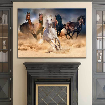 Five Horses - Amazing Canvas Prints