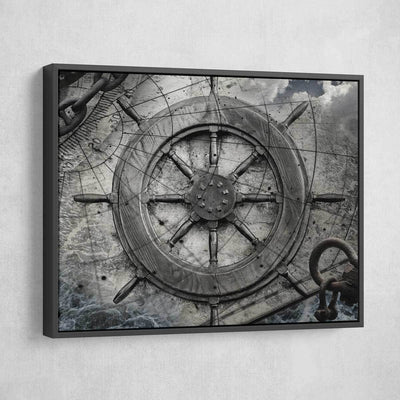 Vintage Nautical Collage - Amazing Canvas Prints