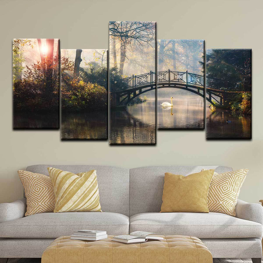 Forest Bridge - Amazing Canvas Prints