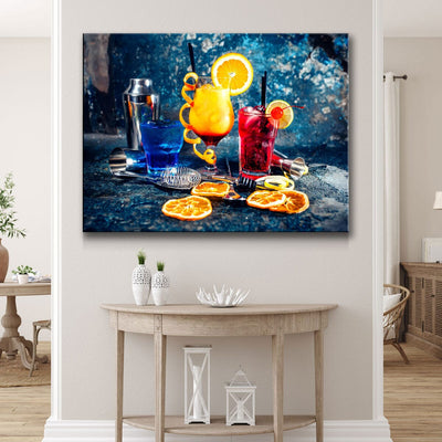 Garnished Cocktails - Amazing Canvas Prints