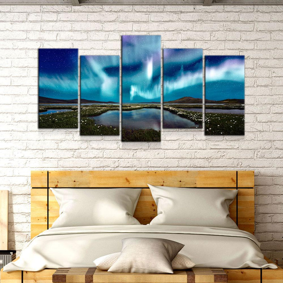 Ice Blue Aurora - Amazing Canvas Prints