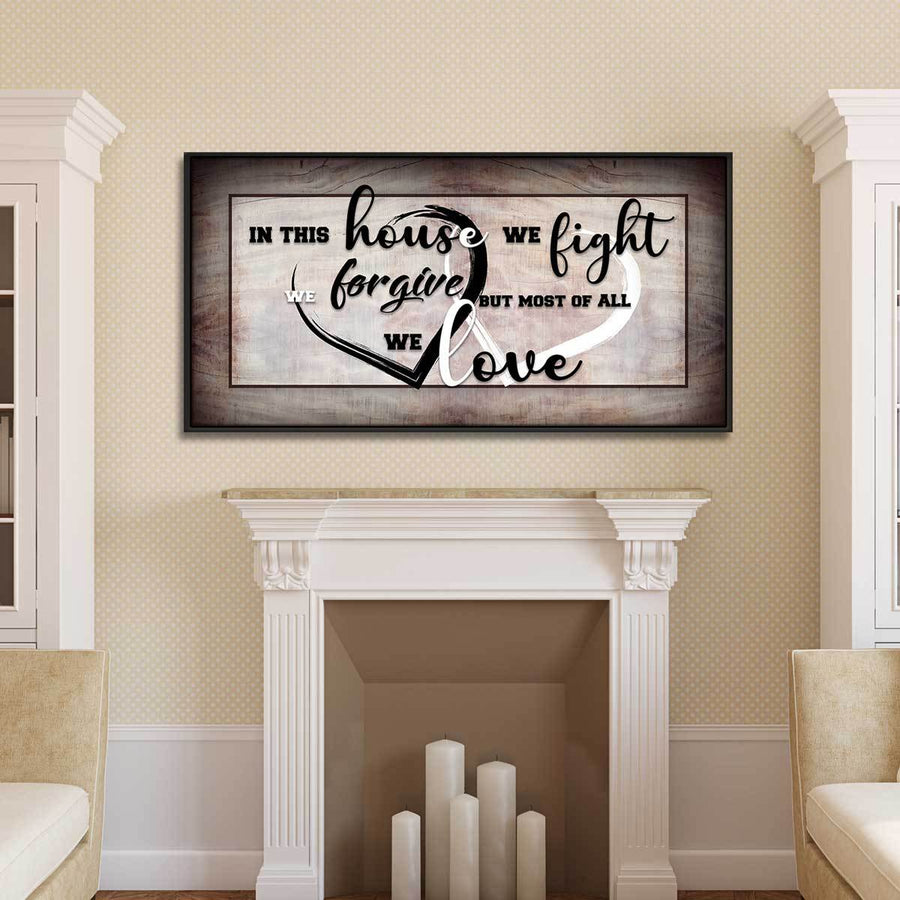 In This House We Fight V2 - Amazing Canvas Prints