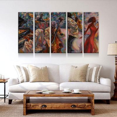 Jazz Band - Amazing Canvas Prints