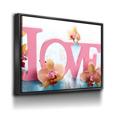 Pink Love - Amazing Canvas Prints