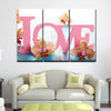 Pink Love - Amazing Canvas Prints