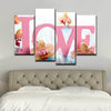 Pink Love - Amazing Canvas Prints