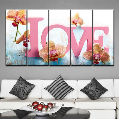 Pink Love - Amazing Canvas Prints