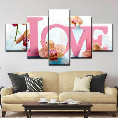 Pink Love - Amazing Canvas Prints