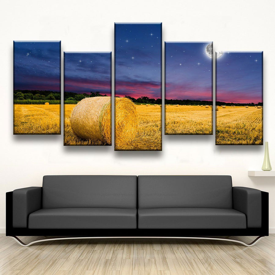 Moonlight Bales - Amazing Canvas Prints