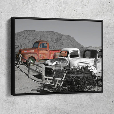 Old Trucks On The Farm - Amazing Canvas Prints